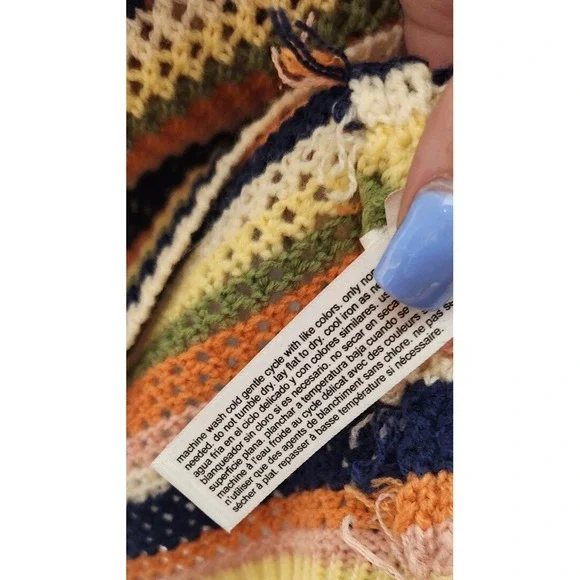 Eloquii Striped Knit Multicolored Blouse – Size 18 - Picture 5 of 10